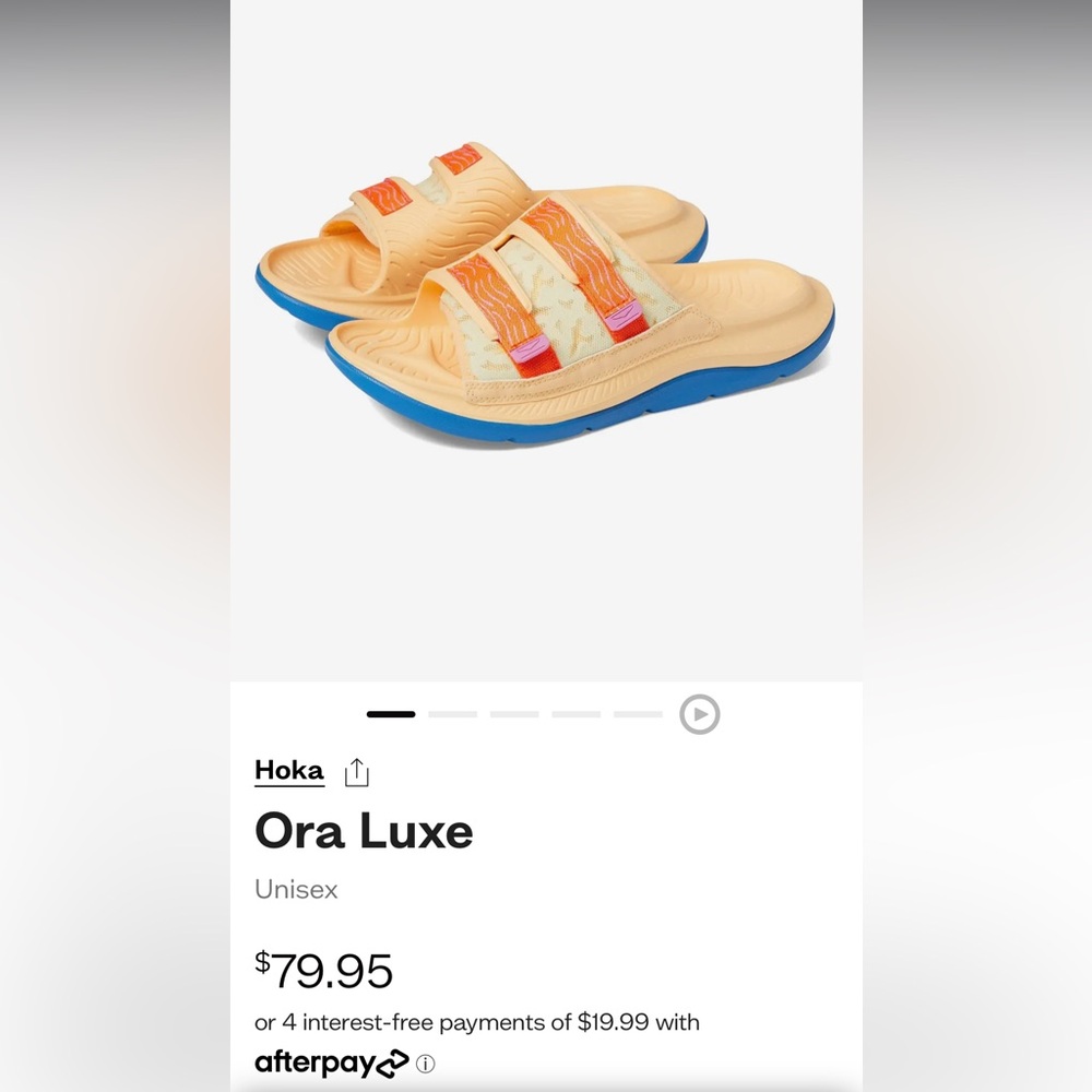 Hoka Ora Luxe recovery slides